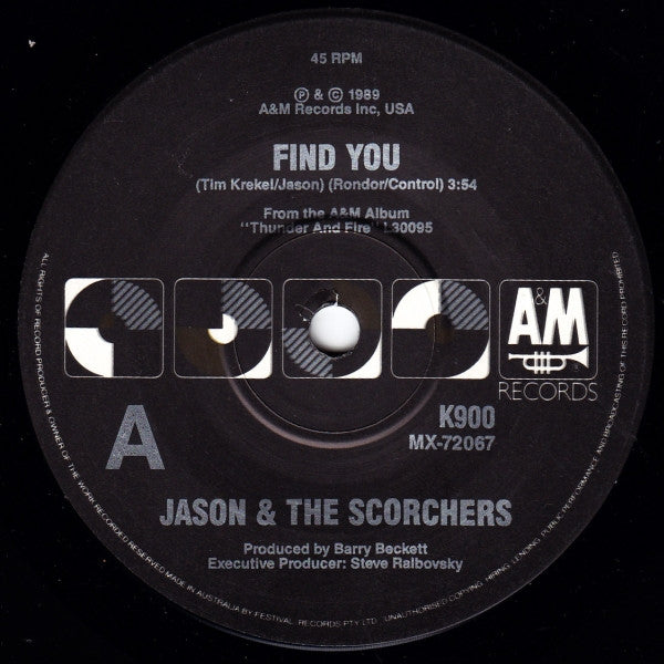 Jason & The Scorchers : Find You (7", Single)