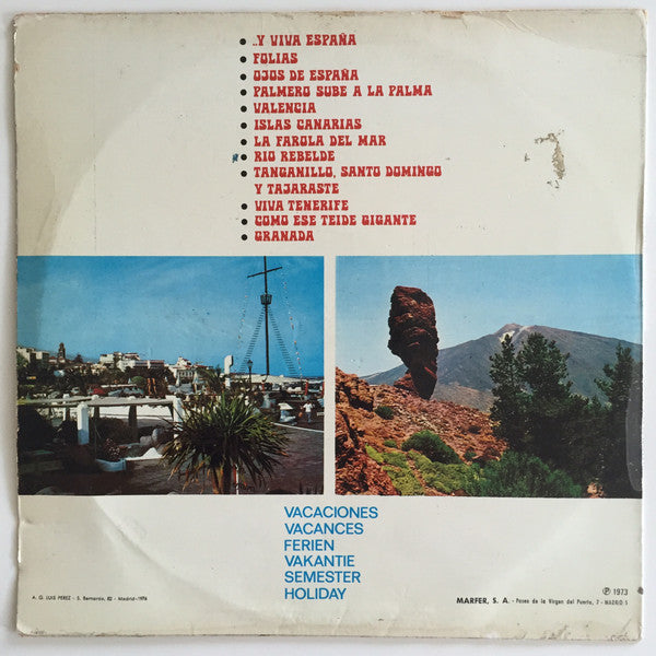 Various : Vacaciones En El Puerto De La Cruz (LP, Comp)