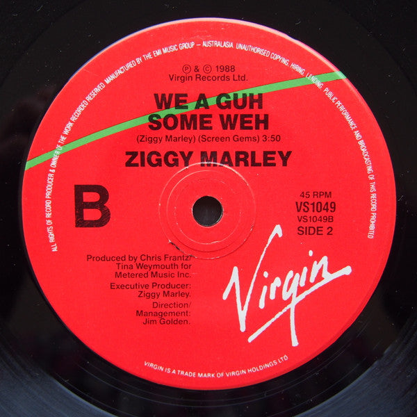 Ziggy Marley And The Melody Makers : Tomorrow People (7", Single)