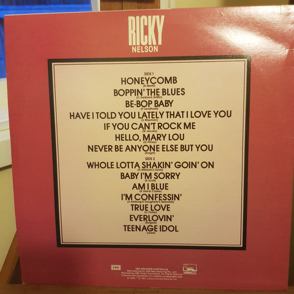 Ricky Nelson (2) : Ricky (LP, RE)
