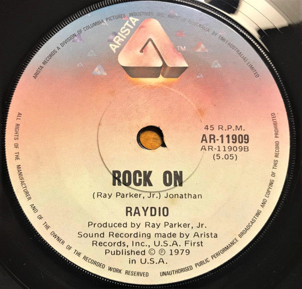 Raydio : You Can't Change That (7", Single)