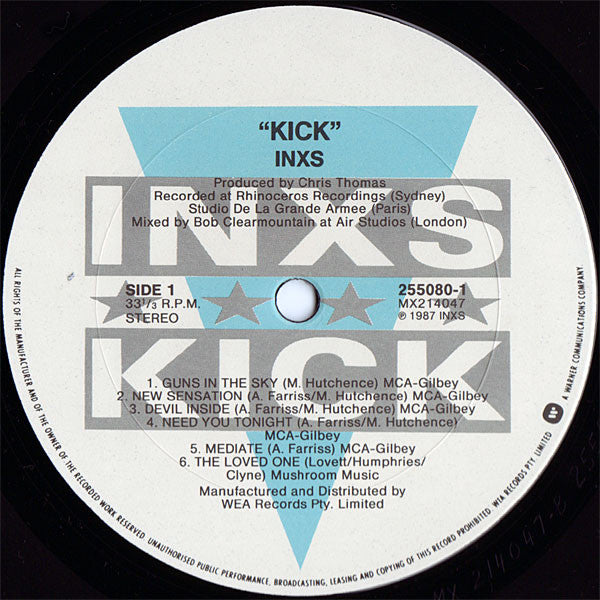 INXS : Kick (LP, Album, Ltd)