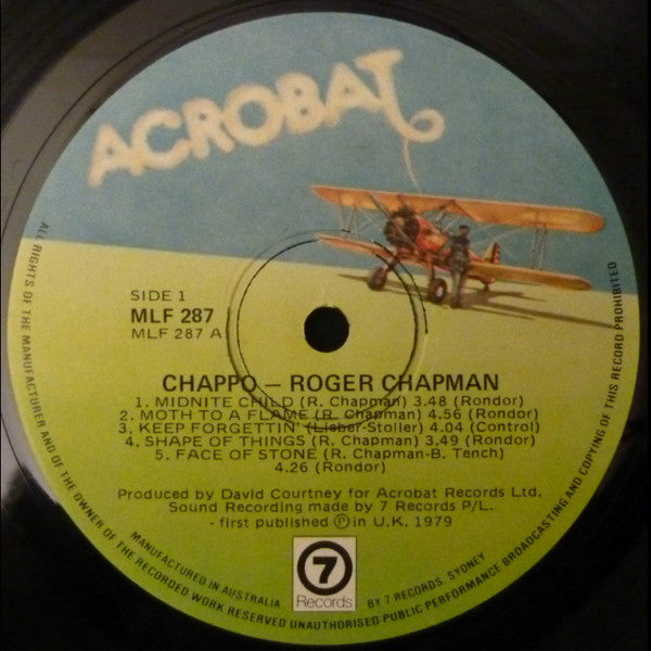 Roger Chapman : Chappo (LP, Album)