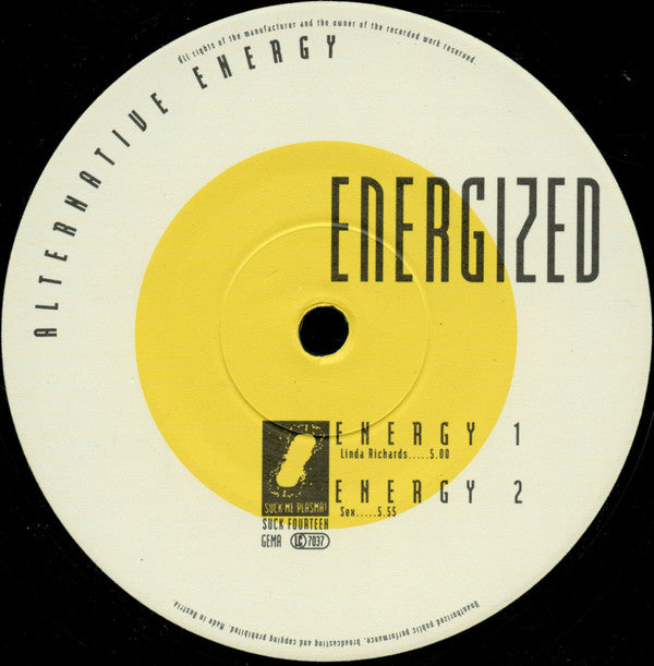 Alternative Energy : Energized E.P. (12", EP)