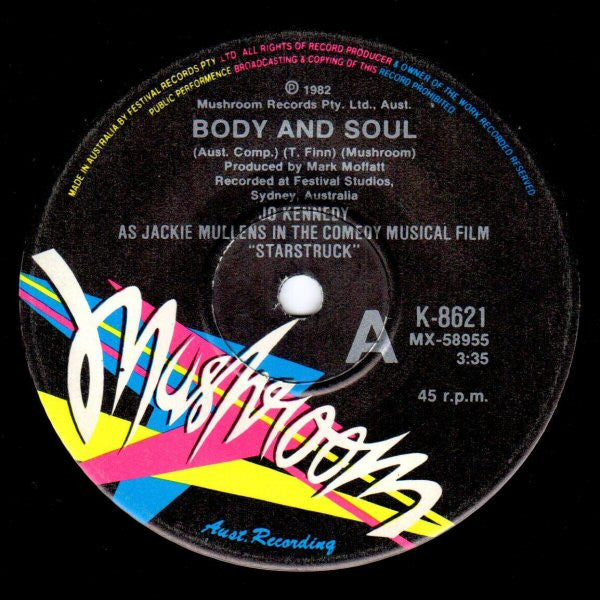 Jo Kennedy : Body And Soul (7", Single, Ltd)