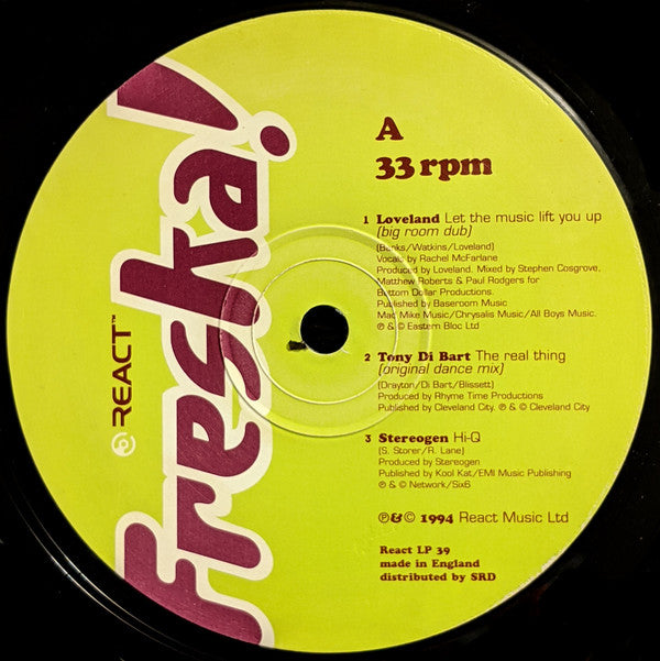 Various : Freska! (2xLP, Comp)