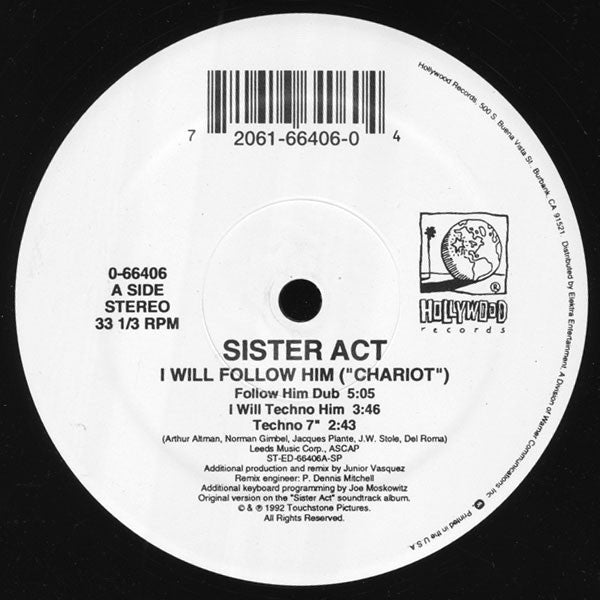 Whoopi & The Sisters : I Will Follow Him ("Chariot") (12")