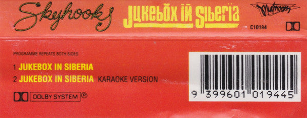 Skyhooks : Jukebox In Siberia (Cass, Single)