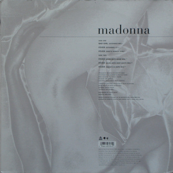 Madonna : Bad Girl (12", Maxi)