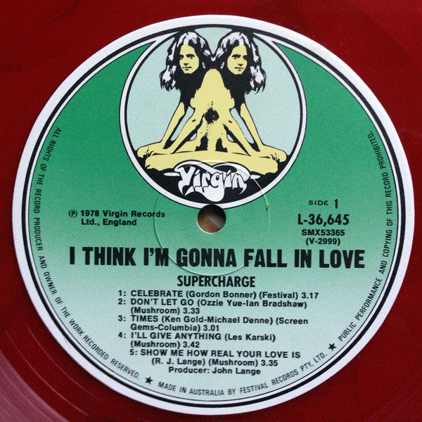 Supercharge (2) : I Think I'm Gonna Fall (In Love) (LP, Ltd, Red)