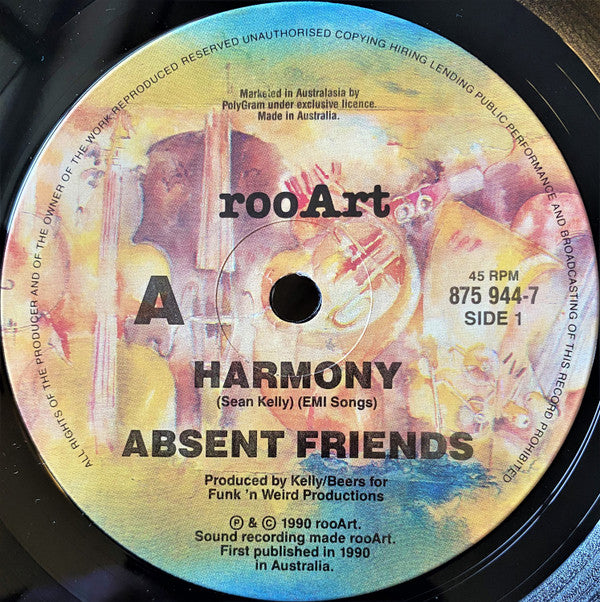 Absent Friends : Harmony (7")