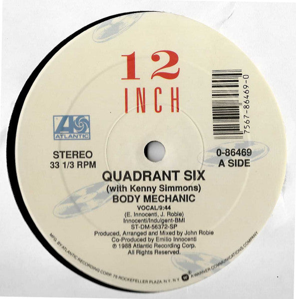 Quadrant Six : Body Mechanic (12&quot;, RE)
