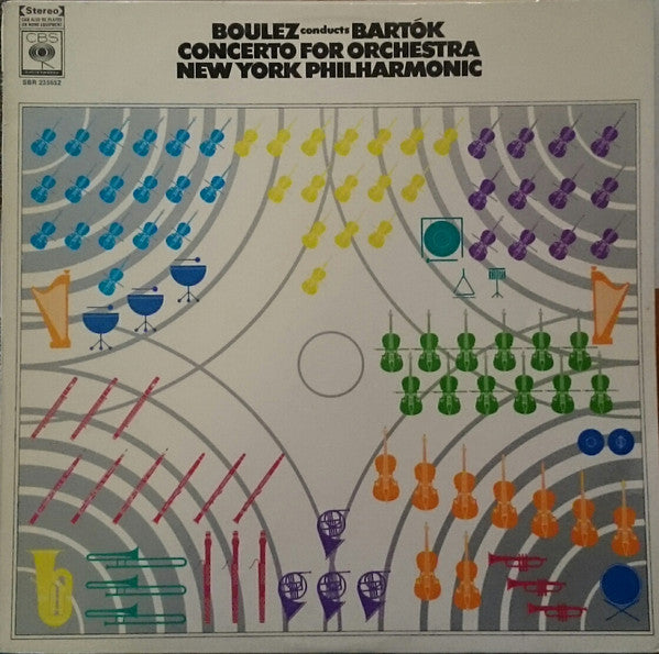 Pierre Boulez Conducts Béla Bartók, New York Philharmonic : Concerto For Orchestra (LP, Album)