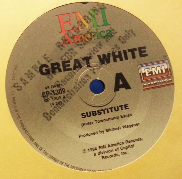 Great White : Substitute (7&quot;, Single)