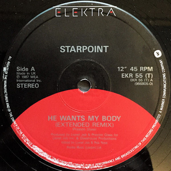 Starpoint : He Wants My Body (12&quot;)