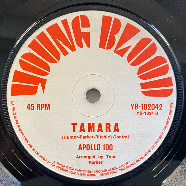 Apollo 100 : Joy (7", Single)