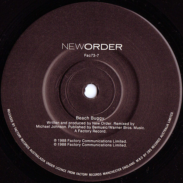 NewOrder* : Blue Monday 1988 (7", Single)