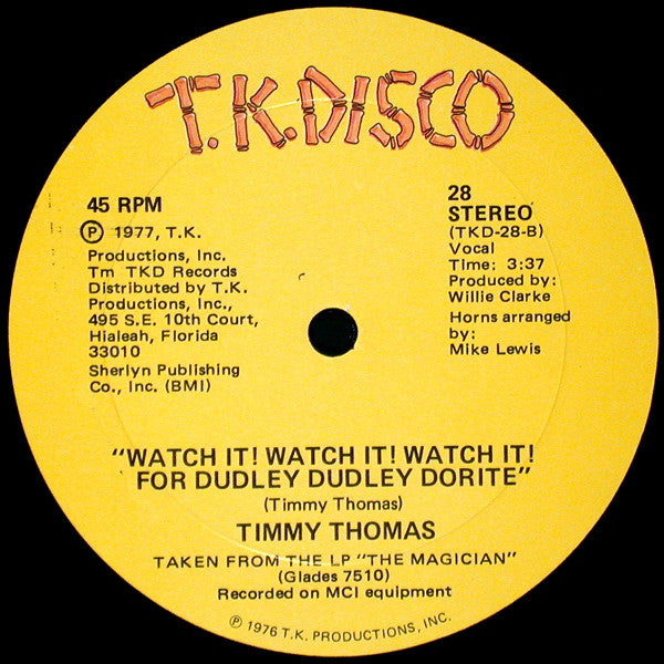 Timmy Thomas : Stone To The Bone (12")