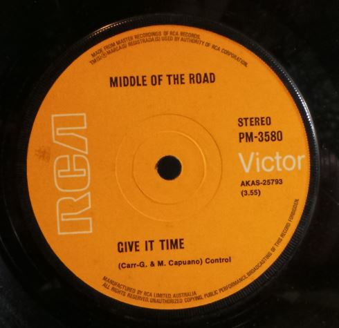 Middle Of The Road : Tweedle Dee Tweedle Dum (7", Single)