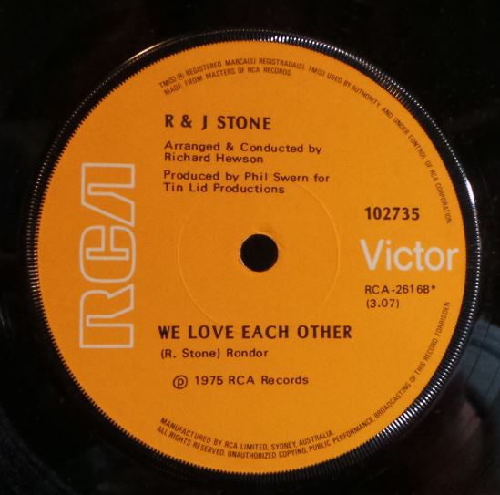 R & J Stone : We Do It (7", Single)
