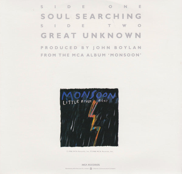 Little River Band : Soul Searching (7", Single)
