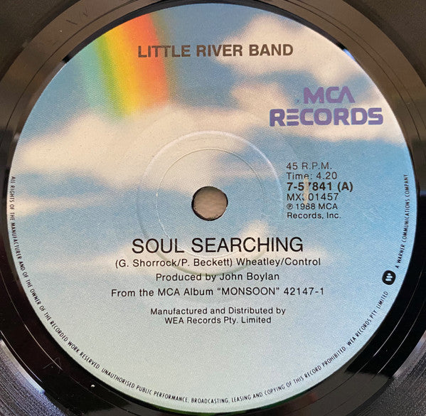Little River Band : Soul Searching (7", Single)