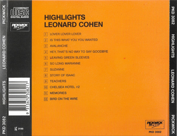 Leonard Cohen : Highlights (CD, Comp)