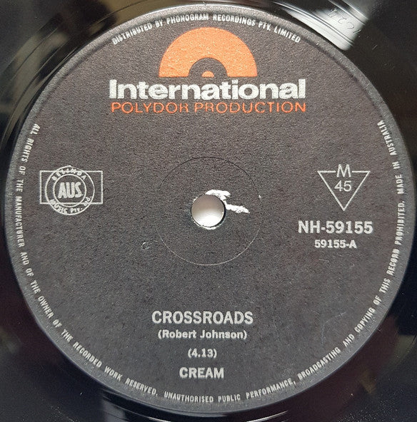 Cream (2) : Crossroads (7&quot;, Single, Mono)