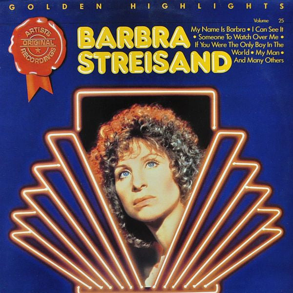 Barbra Streisand : Golden Highlights (LP, Comp)