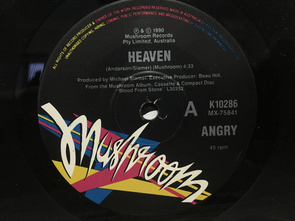 Angry* : Heaven / Motorbike Song (7", Single)