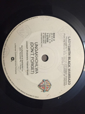 Ladysmith Black Mambazo : Amazing Grace (7", Single)