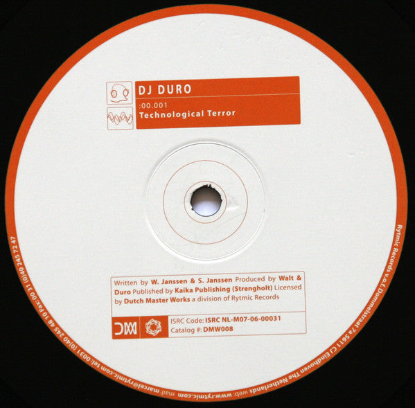 DJ Duro : Phenomenon (Showtek Remix) / Technological Terror (12")