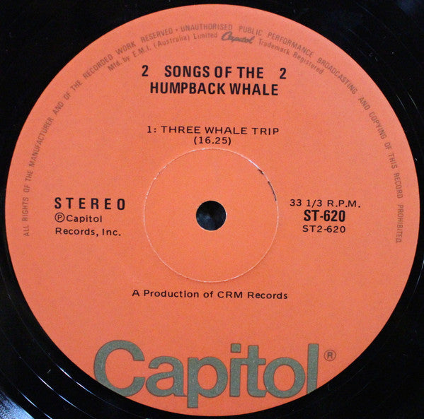 Humpback Whale : Songs Of The Humpback Whale (LP)
