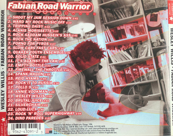 Wesley Willis : Fabian Road Warrior (CD, Album)