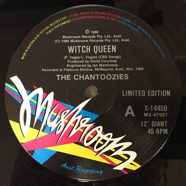 The Chantoozies : Witch Queen (12", Single, Ltd)