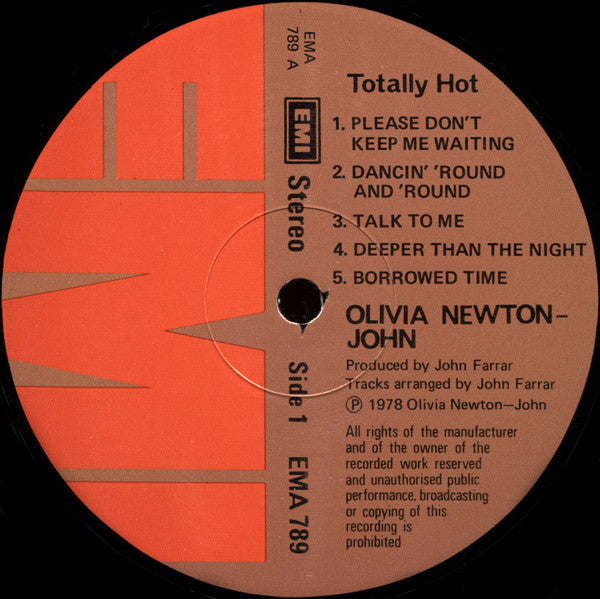 Olivia* : Totally Hot (LP, Album)
