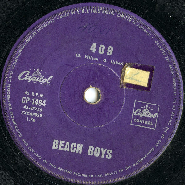 The Beach Boys : Surfin' Safari / 409 (7", Single)