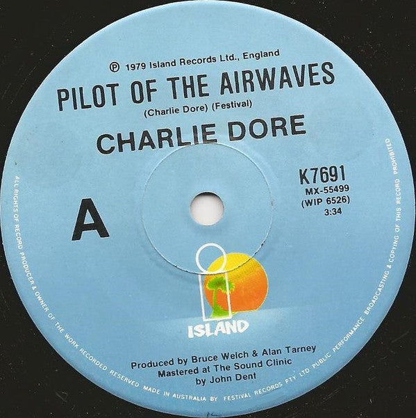 Charlie Dore : Pilot Of The Airwaves (7&quot;, Single)