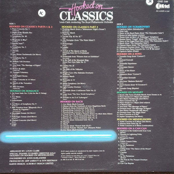 Louis Clark Conducting Royal Philharmonic Orchestra : Hooked On Classics (LP, Comp)