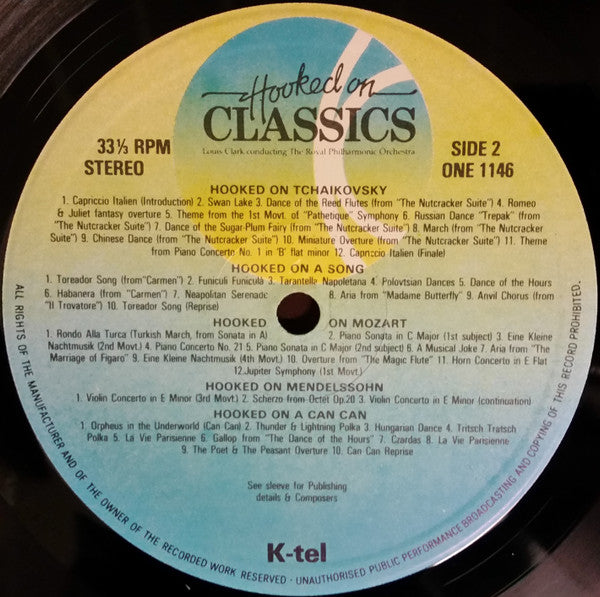 Louis Clark Conducting Royal Philharmonic Orchestra : Hooked On Classics (LP, Comp)