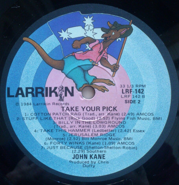 John Kane : Take Your Pick (LP, Album)