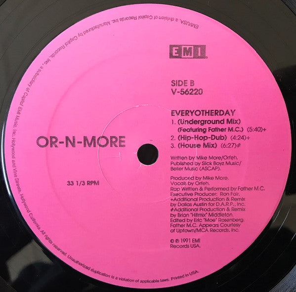 Or-N-More : Everyotherday (12")