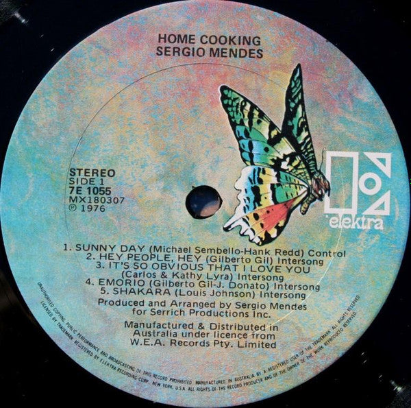 Sérgio Mendes & Brasil '77 : Home Cooking (LP, Album, Gat)