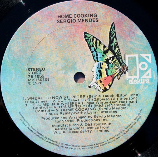 Sérgio Mendes & Brasil '77 : Home Cooking (LP, Album, Gat)