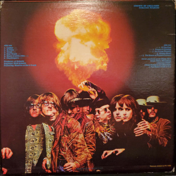 Jefferson Airplane : Crown Of Creation (LP, Album, RE)