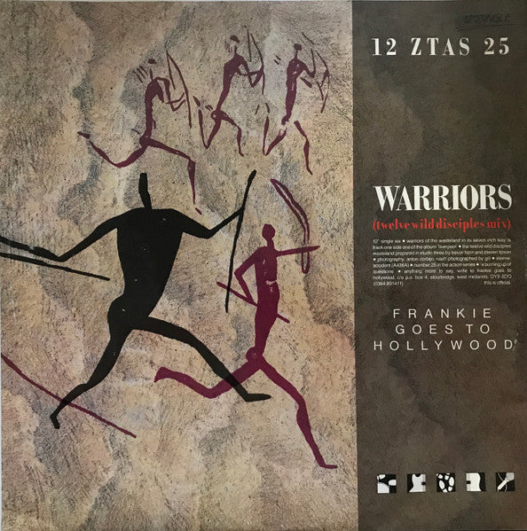 Frankie Goes To Hollywood : Warriors (Twelve Wild Disciples Mix) (12", Single, Ltd)