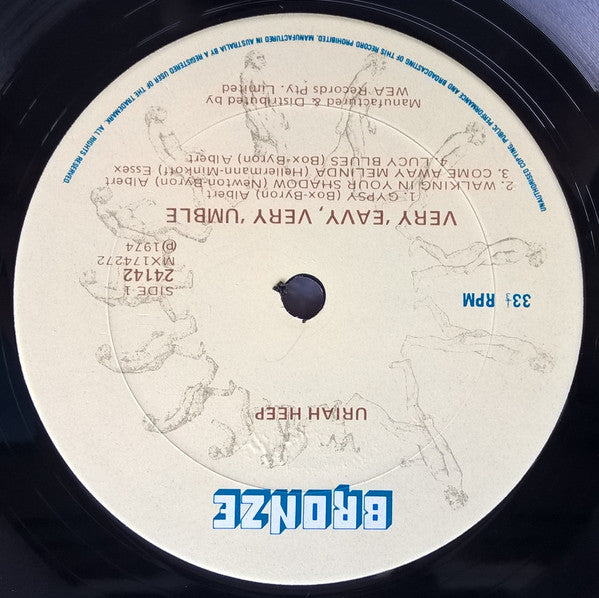 Uriah Heep : ...Very 'Eavy Very 'Umble... (LP, Album, RE)