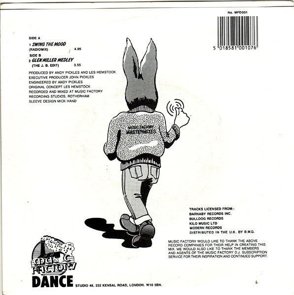 Jive Bunny And The Mastermixers : Swing The Mood (7", Single)