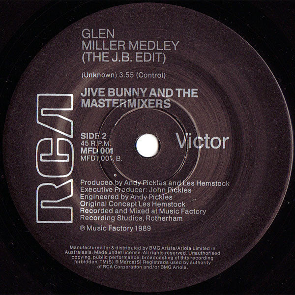 Jive Bunny And The Mastermixers : Swing The Mood (7", Single)