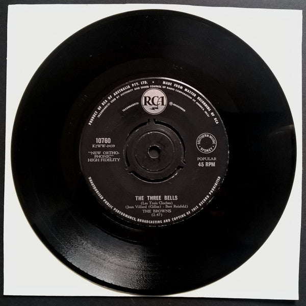 The Browns (3) : The Three Bells (7&quot;, Single)